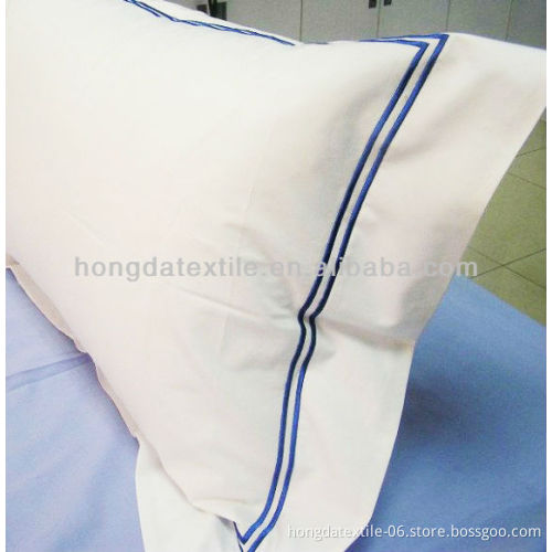 400TC Egyptian cotton white embroidery design bedding set